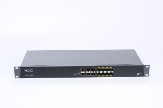 HA7308G-J 8PON GPON OLT समर्थन WEB SNMP CLI 4 GE/10GE SFP/SFP+(10GE) ऑप्टिकल अपलिंक पोर्ट