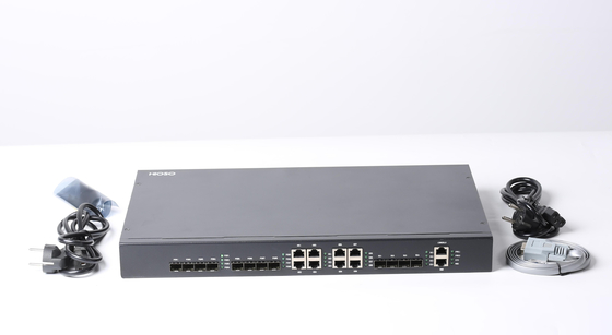 HiOSO 8EPON 10G अपलिंक HA7308CX EPON OLT FTTX समाधान 20KM OLT EPON ओनस के साथ संगत