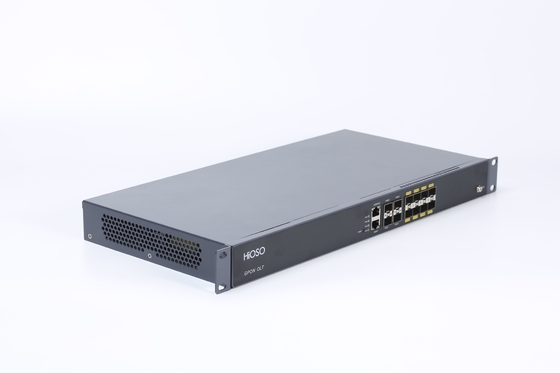 HA7308G-J 8PON GPON OLT समर्थन WEB SNMP CLI 4 GE/10GE SFP/SFP+(10GE) ऑप्टिकल अपलिंक पोर्ट